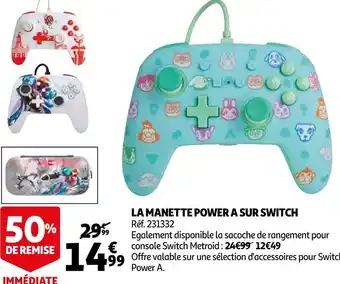 Auchan Switch la manette power a sur switch offre