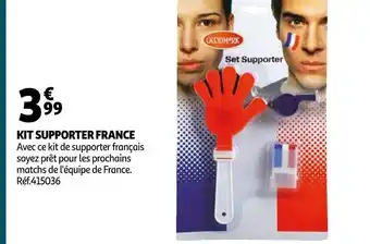 Auchan Kit supporter france offre