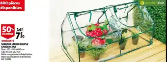 Auchan Serre de jardin souple gardenstar offre