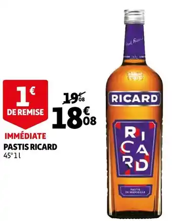 Auchan Ricard pastis offre