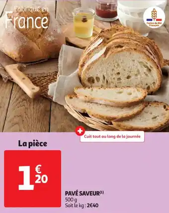 Auchan Supermarché Pavé saveur offre