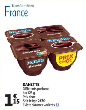 Auchan Supermarché Danette offre