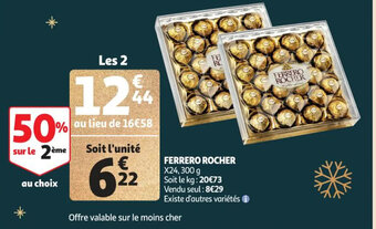 Auchan Supermarché Ferrero rocher offre