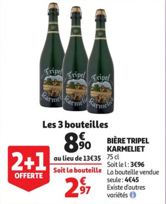 Bière TRIPEL KARMELIET