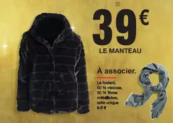 Cora x Carrefour Le manteau offre