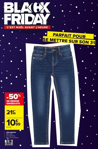 Carrefour Jean garçon offre
