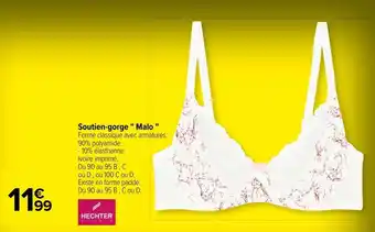 Carrefour Soutien-gorge "malo" offre