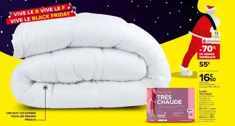 Carrefour Couette "très chaude" offre