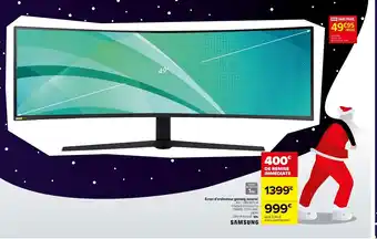 Carrefour Ecran d'Ordinateur Gaming Incurve offre