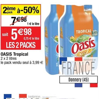 Cora x Carrefour Oasis Tropical offre