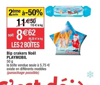 Cora x Carrefour Bip Crakers Noel Playmobil offre