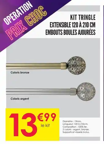 Kit Tringle Extensible