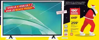 Carrefour Xiaomi téléviseur led 4k offre