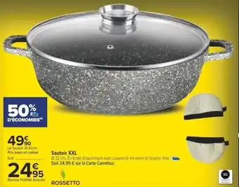 Carrefour Rossetto sautoir xxl offre