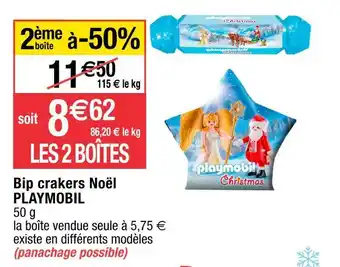 Cora x Carrefour Playmobil bip crakers noël offre