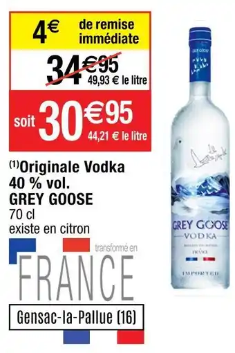 Grey goose originale vodka 40 % vol.
