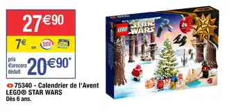 Cora x Carrefour Lego calendrier de l’avent offre