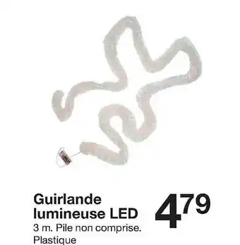 Zeeman Guirlande lumineuse led offre