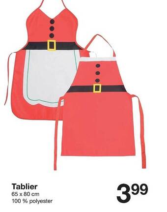 Zeeman Tablier offre