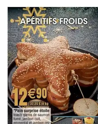 Pain surprise etoile