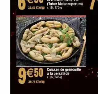 Cora x Carrefour Cuisses de grenouille à la persillade offre