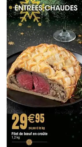 Cora x Carrefour Filet de bœuf en croûte offre
