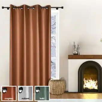 Décor Discount Rideau occultant jacquard effet chevrons offre