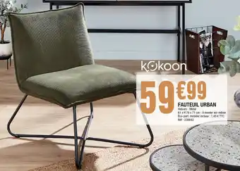 La Foir'Fouille Fauteuil Urban offre