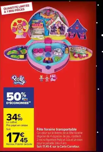 Carrefour Market Fête foraine transportable offre