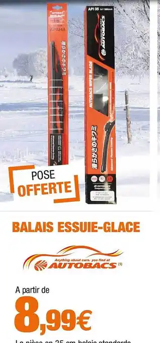 Autobacs Balais essuie-glace offre