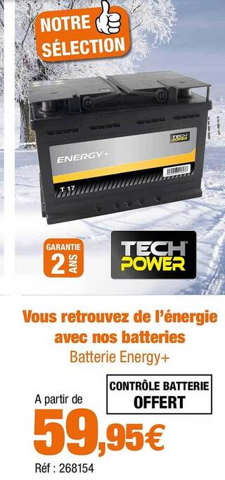 Autobacs Batterie energy+ offre