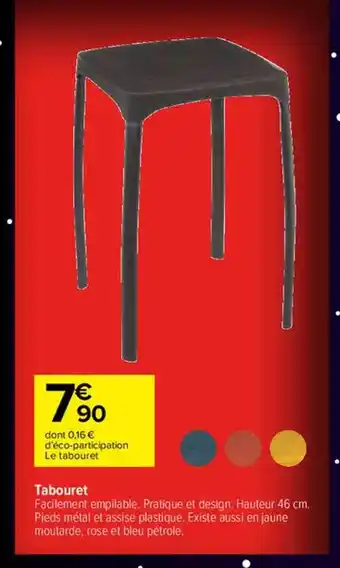 Carrefour Tabouret offre