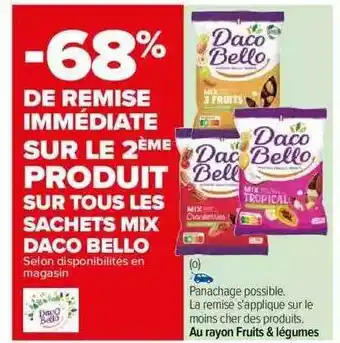 Carrefour Sachets mix daco bello offre