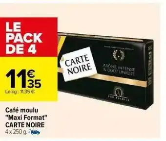 Carrefour Café moulu offre