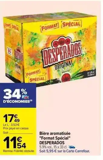 Carrefour Bière aromatisée offre