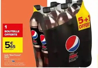 Carrefour Soda offre