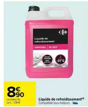 Carrefour Liquide de refroidissement offre