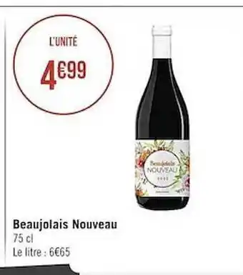 Casino Supermarchés Beaujolais nouveau offre