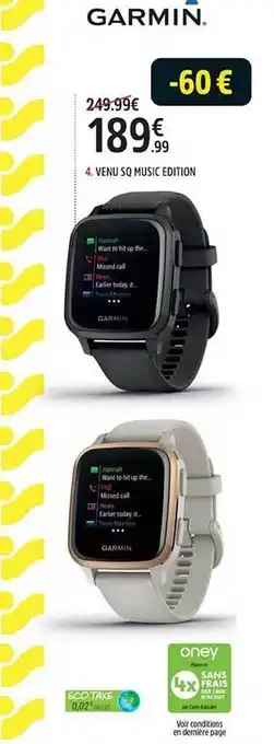Venu sq music edition garmin