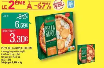 Match Pizza bella napoli buitoni offre