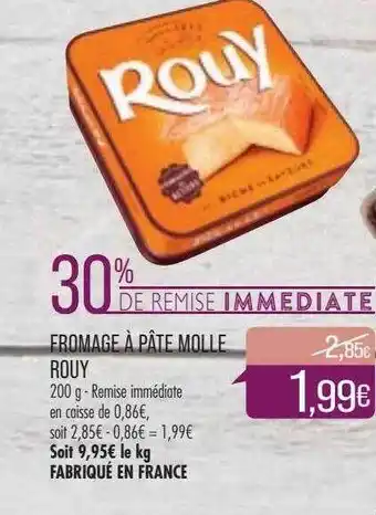 Match Fromage à pâte molle rouy offre