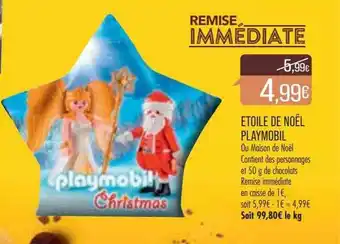 Match Étoile de noël playmobil offre