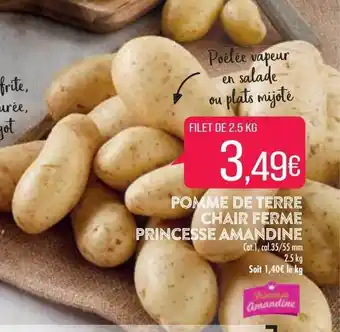 Match Pomme de terre chair ferme princesse amandine offre