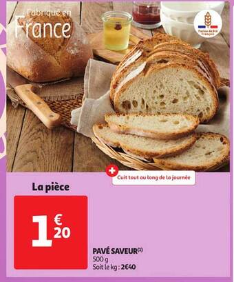 Auchan Pavé saveur offre