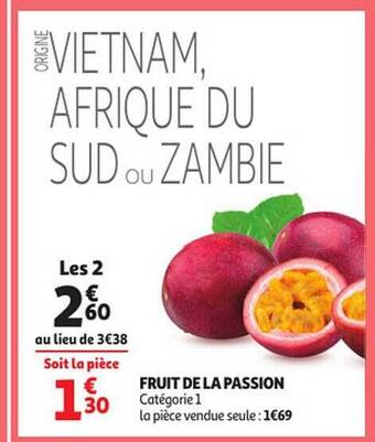 Auchan Fruit de la passion offre