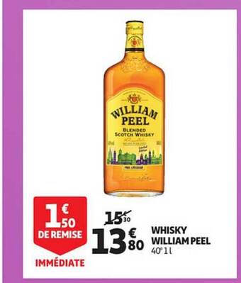 Auchan Whisky william peel offre