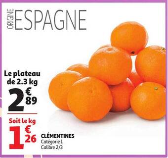 Auchan Clémentines offre
