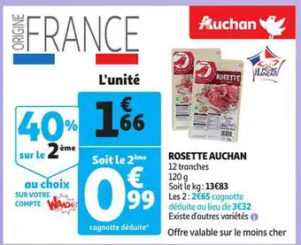 Auchan Rosette auchan offre