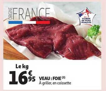 Auchan Veau : foie offre