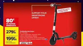 Carrefour Trottinette électrique urban glide offre